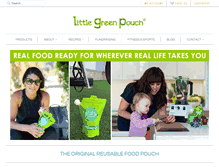 Tablet Screenshot of littlegreenpouch.com